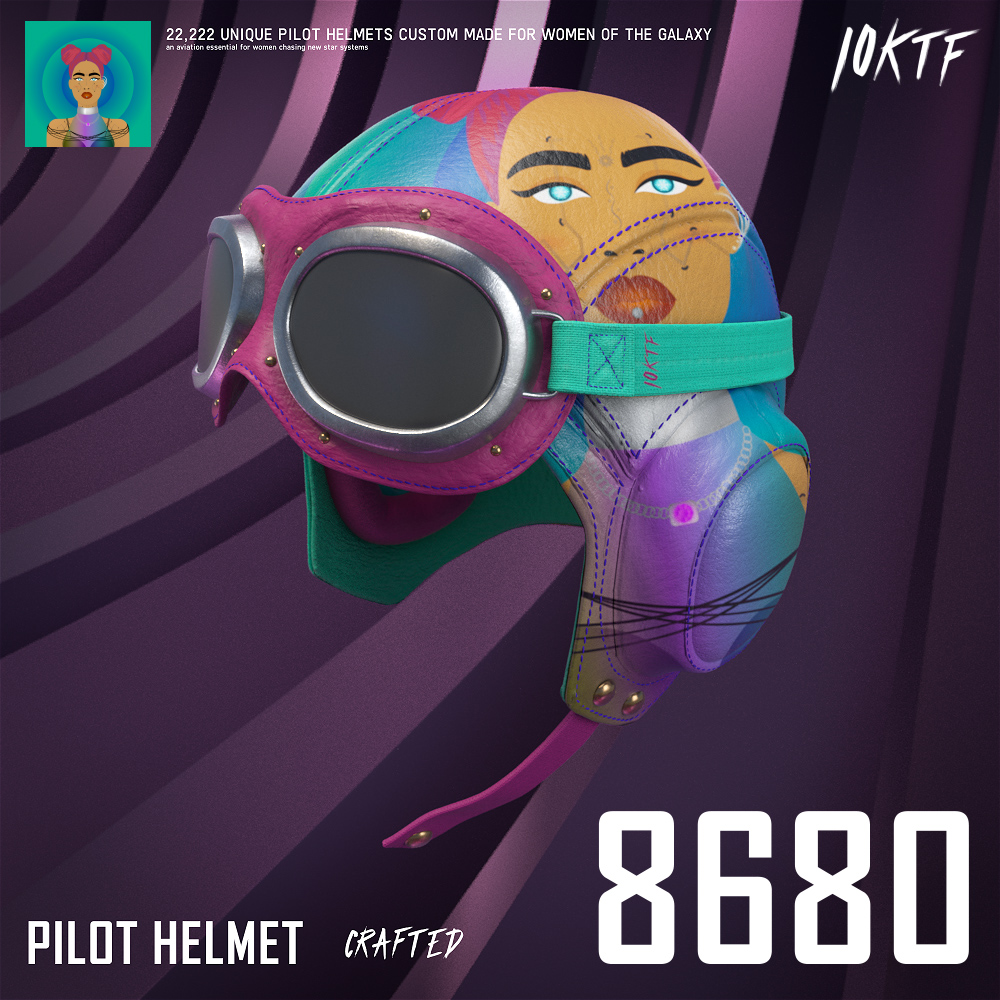 Galaxy Pilot Helmet #8680