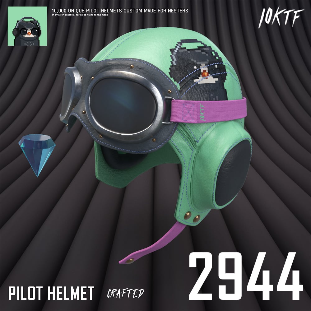 Moonbird Pilot Helmet #2944