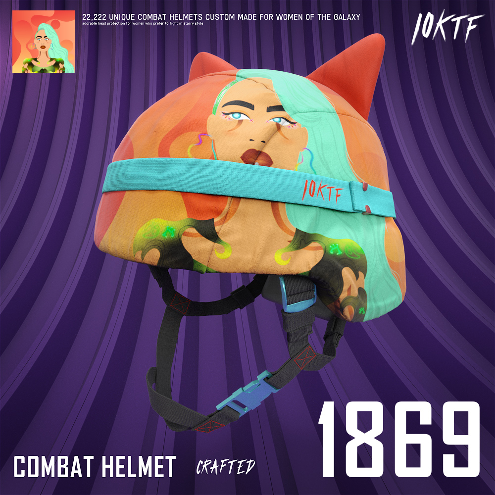 Galaxy Combat Helmet #1869