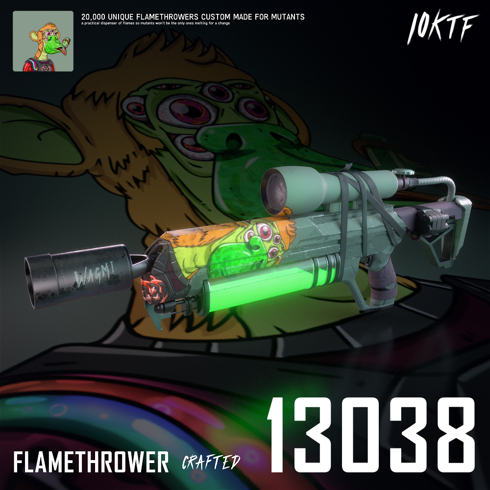 Mutant Flamethrower #13038